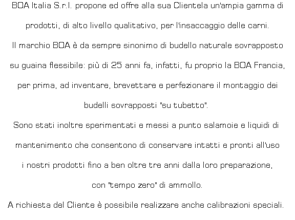 Testo budella naturali